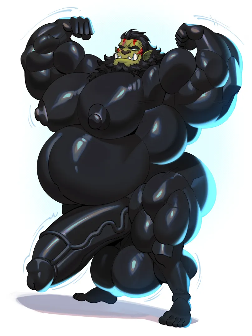 [22][M4M] I’m looking to submit to a colossal, overly masculine latex orc. Anyone interested? posted by Ember_Kamura