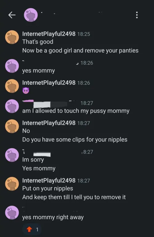 25 F Dom Looking for a F Sub who can follow orders and send pics  And a little proof that I'm a good Mommy  by No_Goat_9086