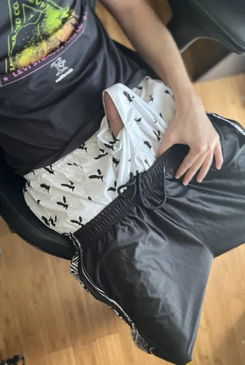 [26] Love tenting in bball shorts and boxers let’s bust in a pair by shortsbro