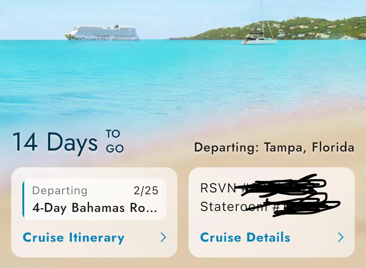 27 [M4A] NCL Dawn - Feb 25, 2026 - Two Weeks to go! posted by TechnicalUsername