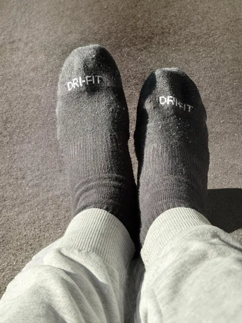 (29) Enjoying the warm sun on my Nike dri-fits by Exact_Rise_8853