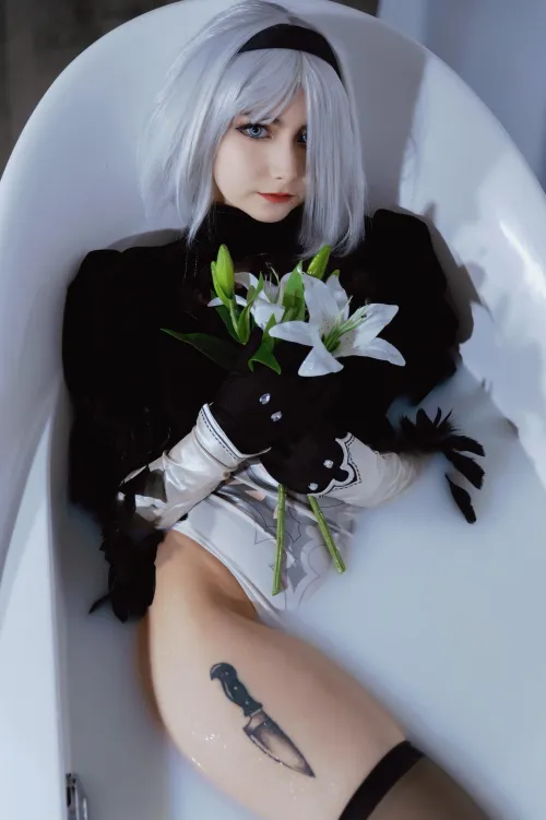 2B cosplay by me (Monokichan) by monokiichangf
