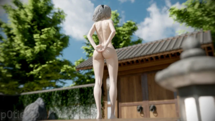 2B outside walk by P0tieee