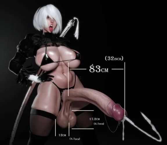 2B precise measurements (artist: zzzxxxccc) by JoeStarPlatinumEUW