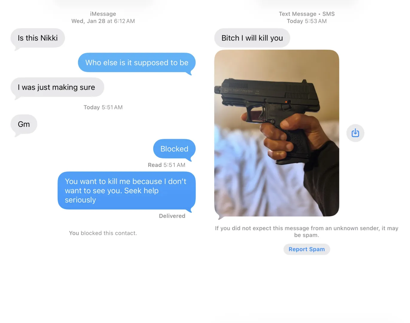 2nd Threat this year‍♀️ posted by SexyMsNikki