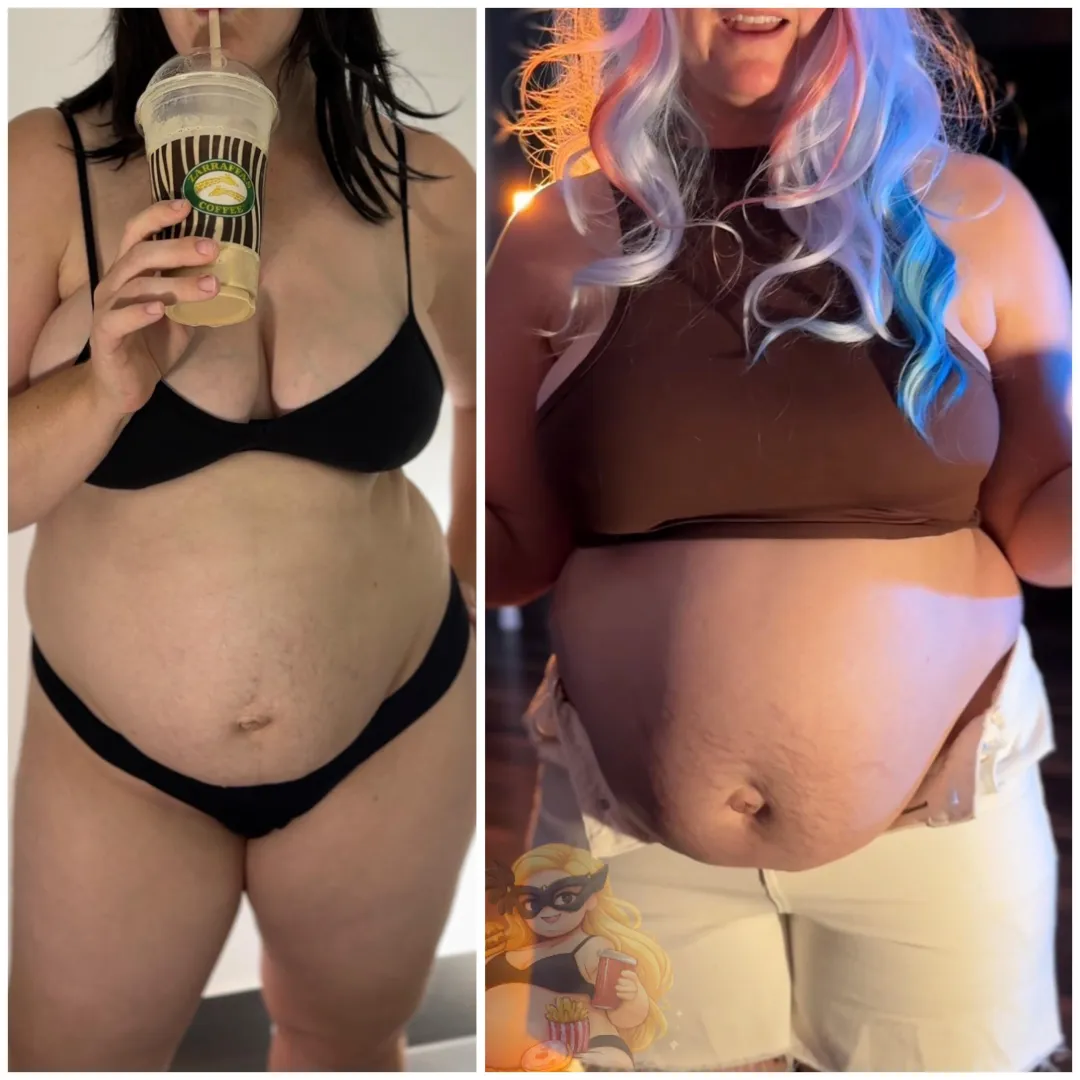 30 days difference… posted by HoneyBellesEmporium