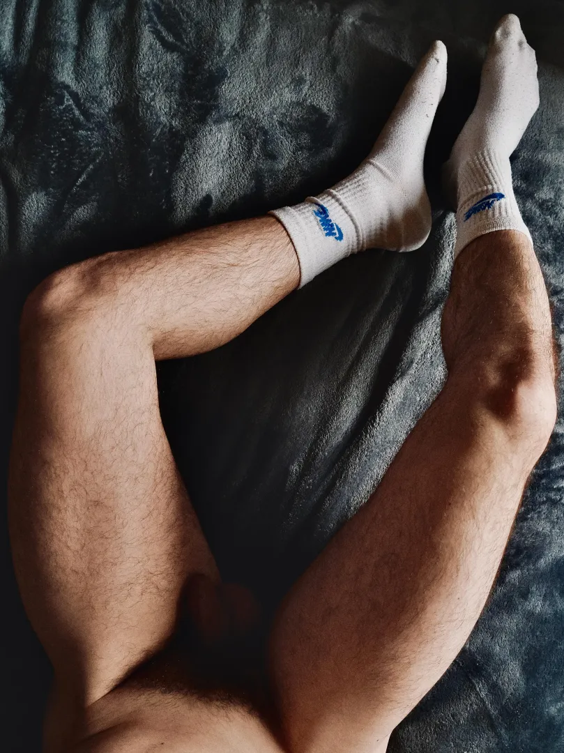 (32) hairy legs on the bed, what you think posted by SomeYam7934