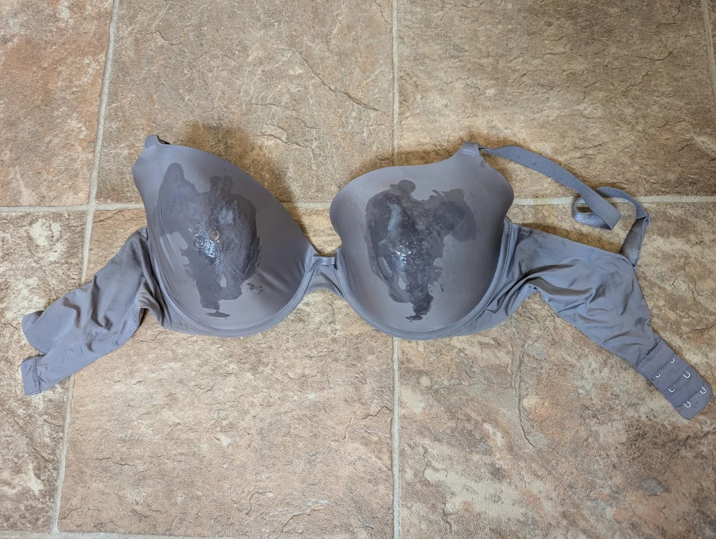 36DD Victoria's Secret grey demi posted by aterrificusername
