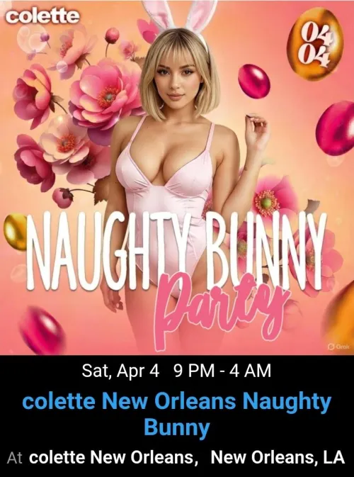 36M30F for 3rd at Colette's naughty bunny party by Separate-Statement99