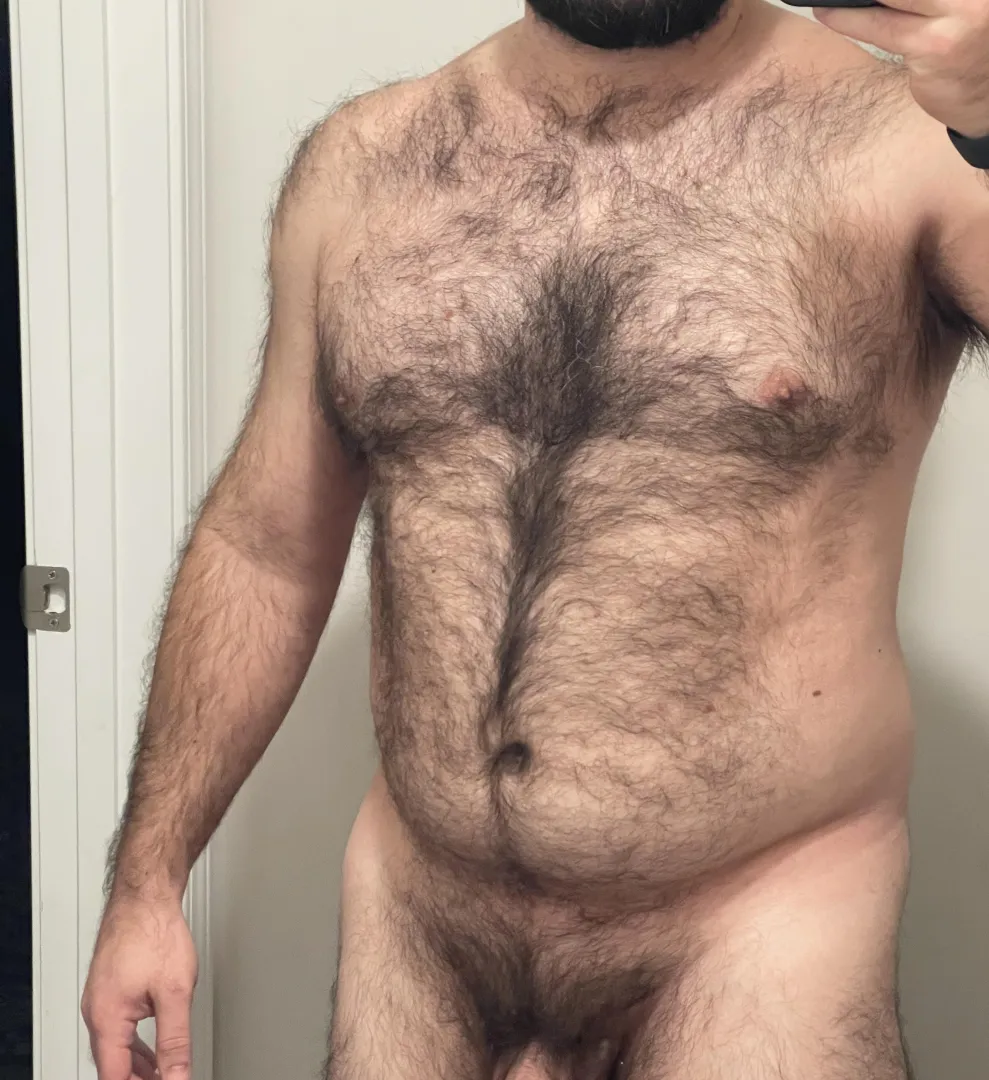 (38) Snow day hair posted by MrHairyDadBod