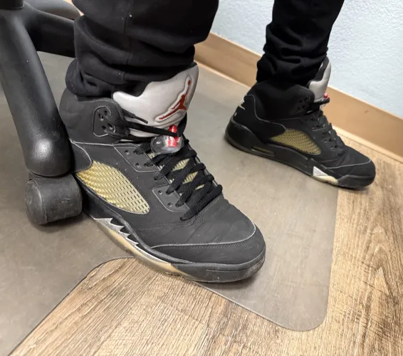 (38) wearing the 5s at the office today  by Metalsneakers