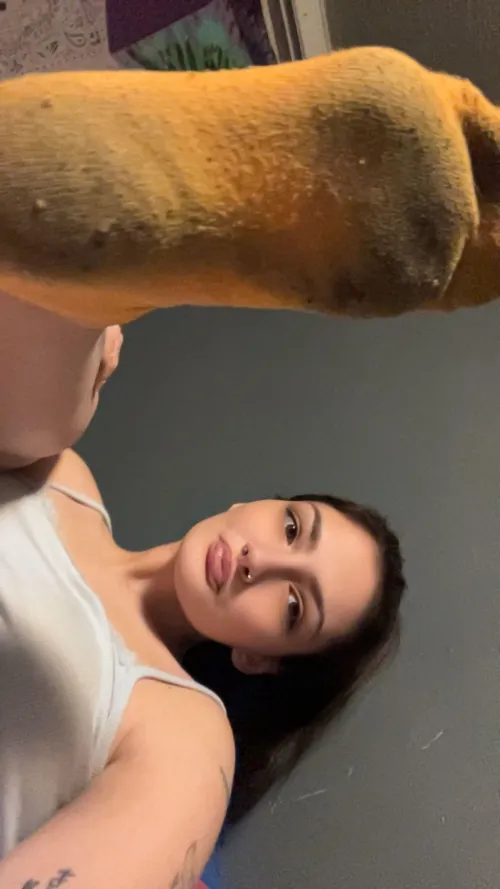 4 day worn socks!!! Ready for you! Telegram-Krissylovee0101 by WildBlossomXo