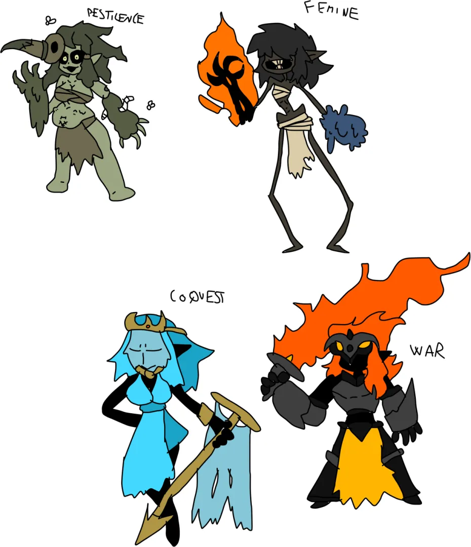 4 hourseman posted by Unfair-Ad-300