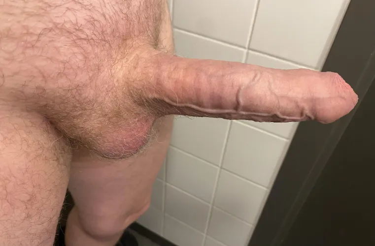 (40) Flashing my Swedish uncut cock in gym toilet! by Sweden_dude
