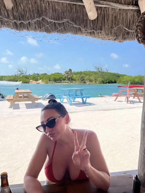 40 years old @ the beach club in Belize! by breezeflexin