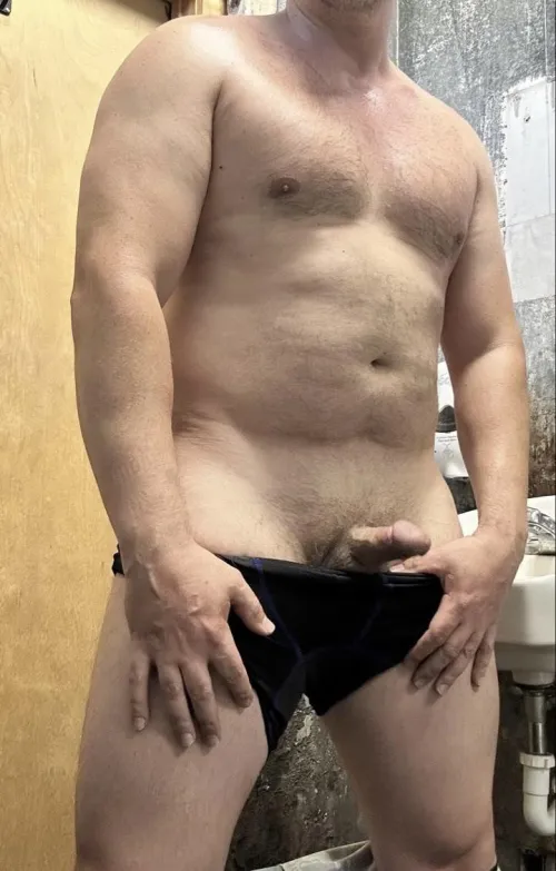 (41) Sweaty and ready for our personal training session by CombinationSecret348