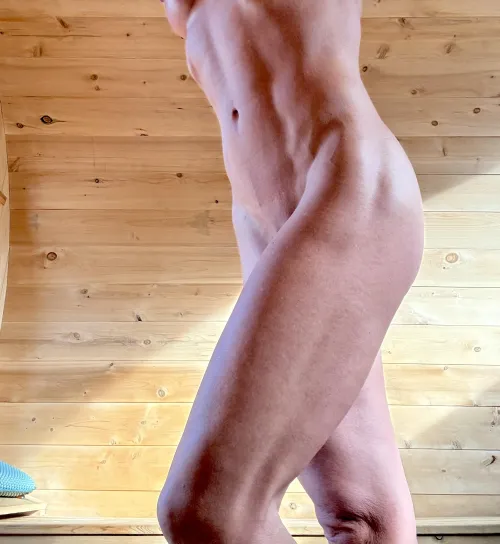 48f just getting into the sauna by funfitwife4U