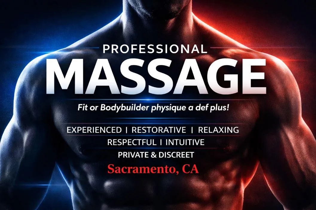 51 [M4M] #Sacramento, CA. Curious? Exploring? Need a discreet escape? New to M2M? Experience an unforgettable complimentary massage. I'm a Bi male therapist (CMT) specializing in stress-relief, tantric, sensual, and erotic techniques. Ready to unwind an posted by ucdavisdude