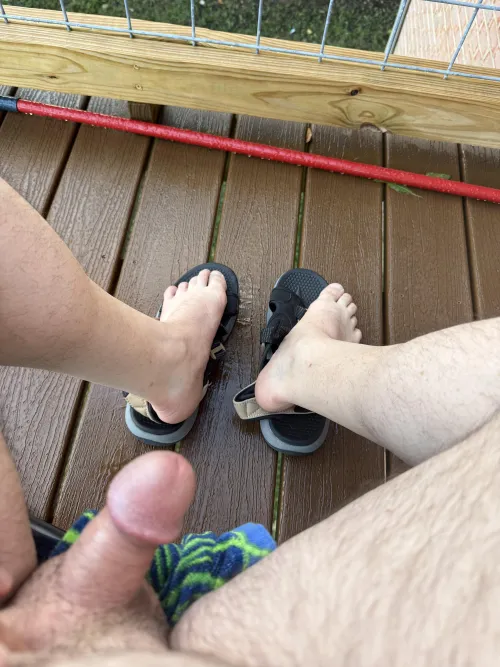 (54). Sitting outside before work. by xxTNHORNDOGxx