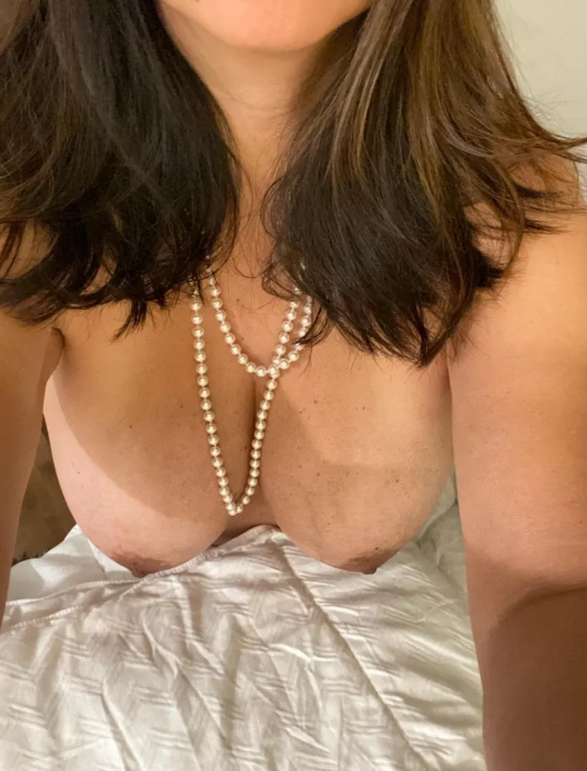 54 YEARS OLD - wearing my pearls posted by KoreanSubKink