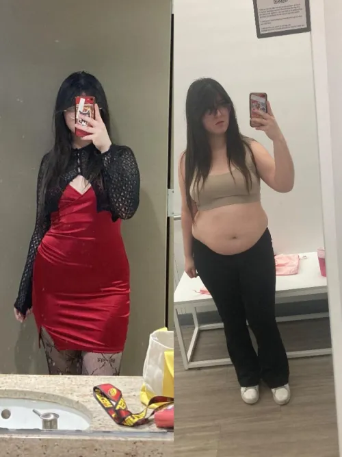 60lbs gain over a year  by Momisfaded