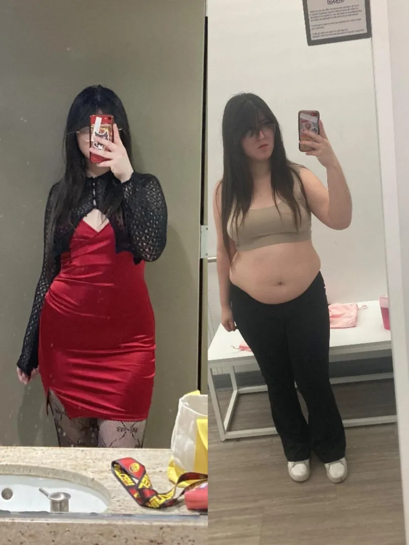 60lbs gain over a year  posted by Momisfaded