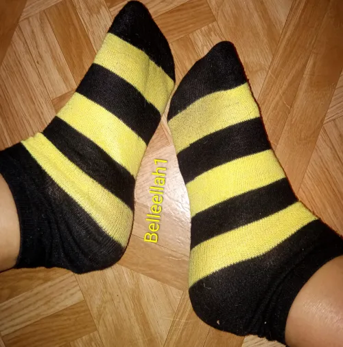 7 day worn socks ready to ship! Lots of sweaty workouts included. Message me to claim by Belleellah1