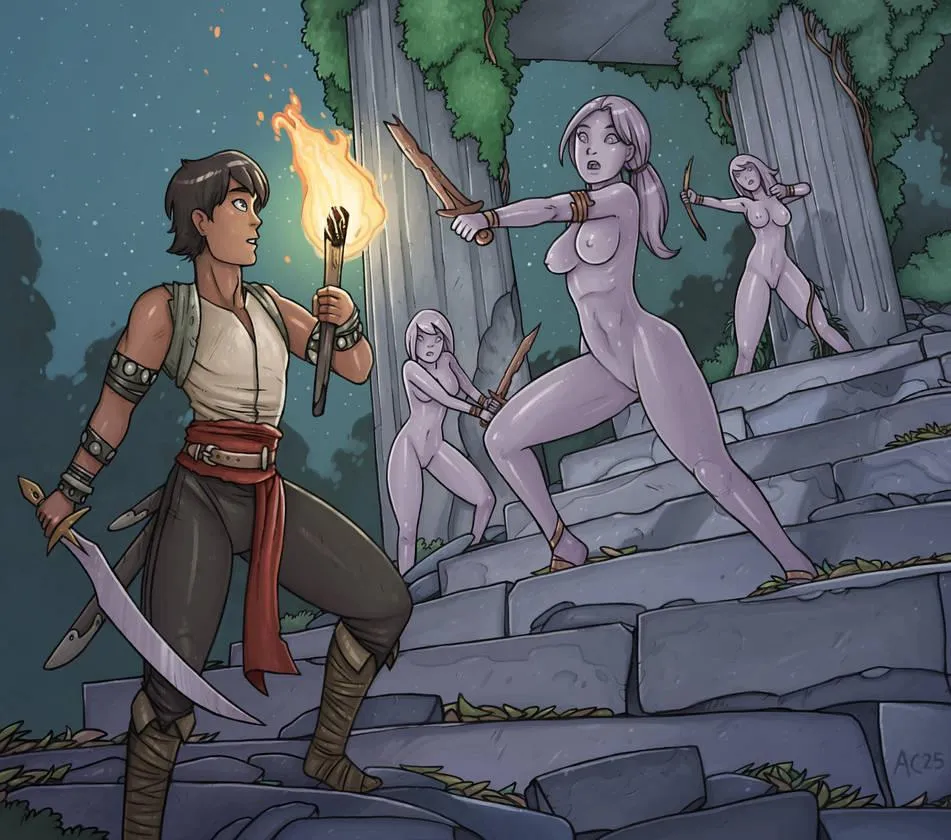 A bunch of nude warrior girls petrified(LotusGun) posted by DadGutsnumber1