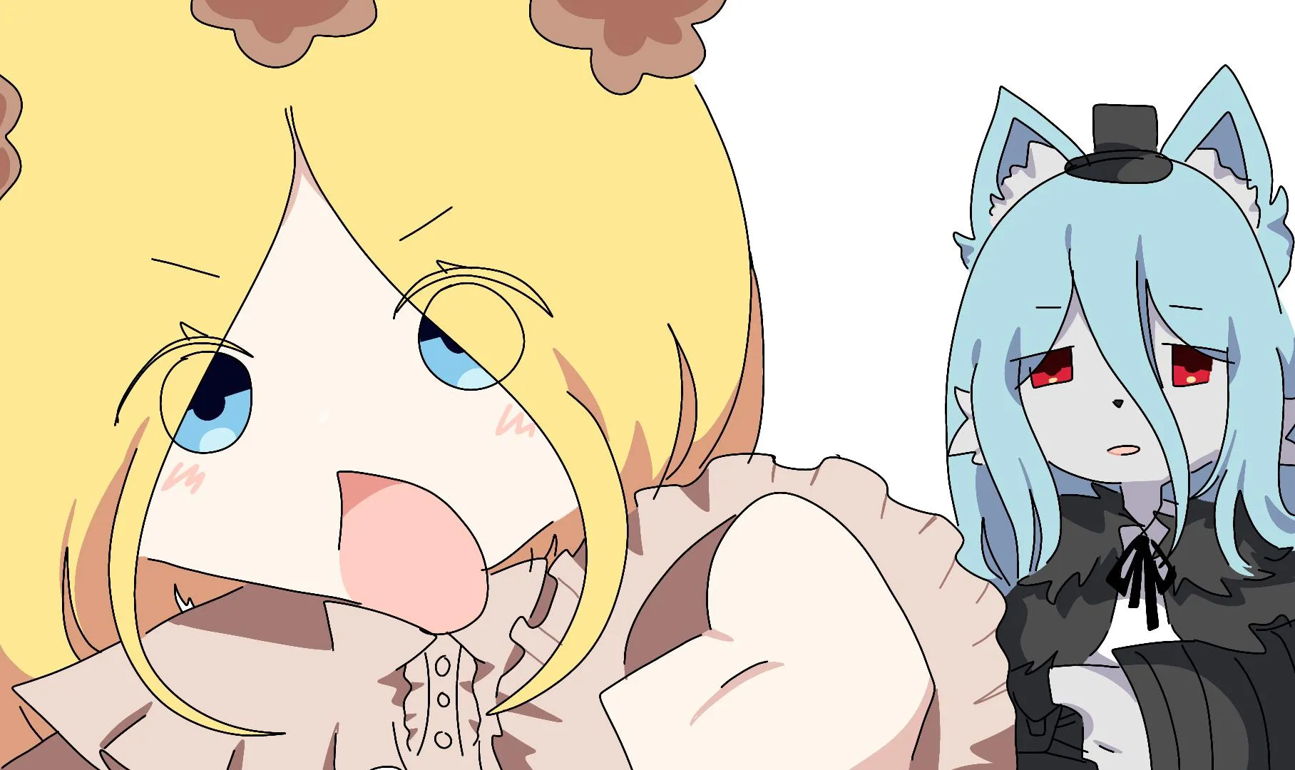 A certain gamer cat infected one of the sisters posted by TonyTonynotchopper