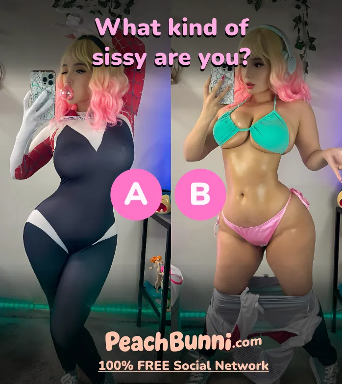 A cock tease or a total bimbo slut posted by joinpeachbunni