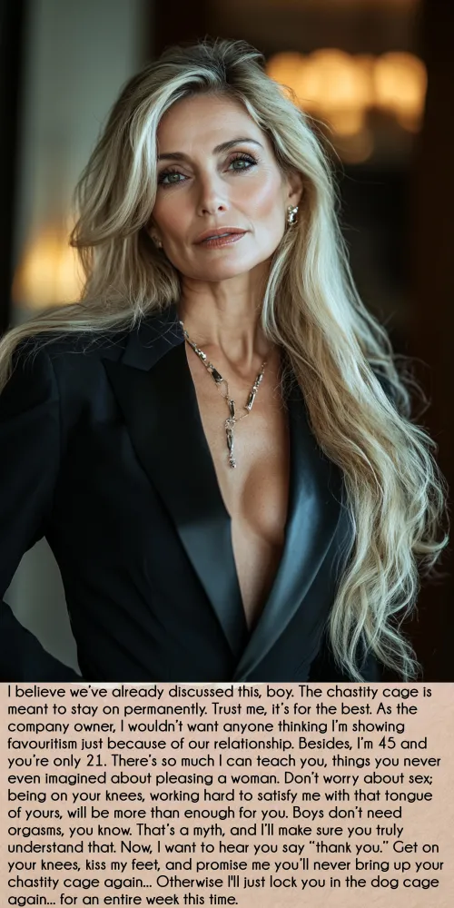 A company owner thrives on control by Dominan-t