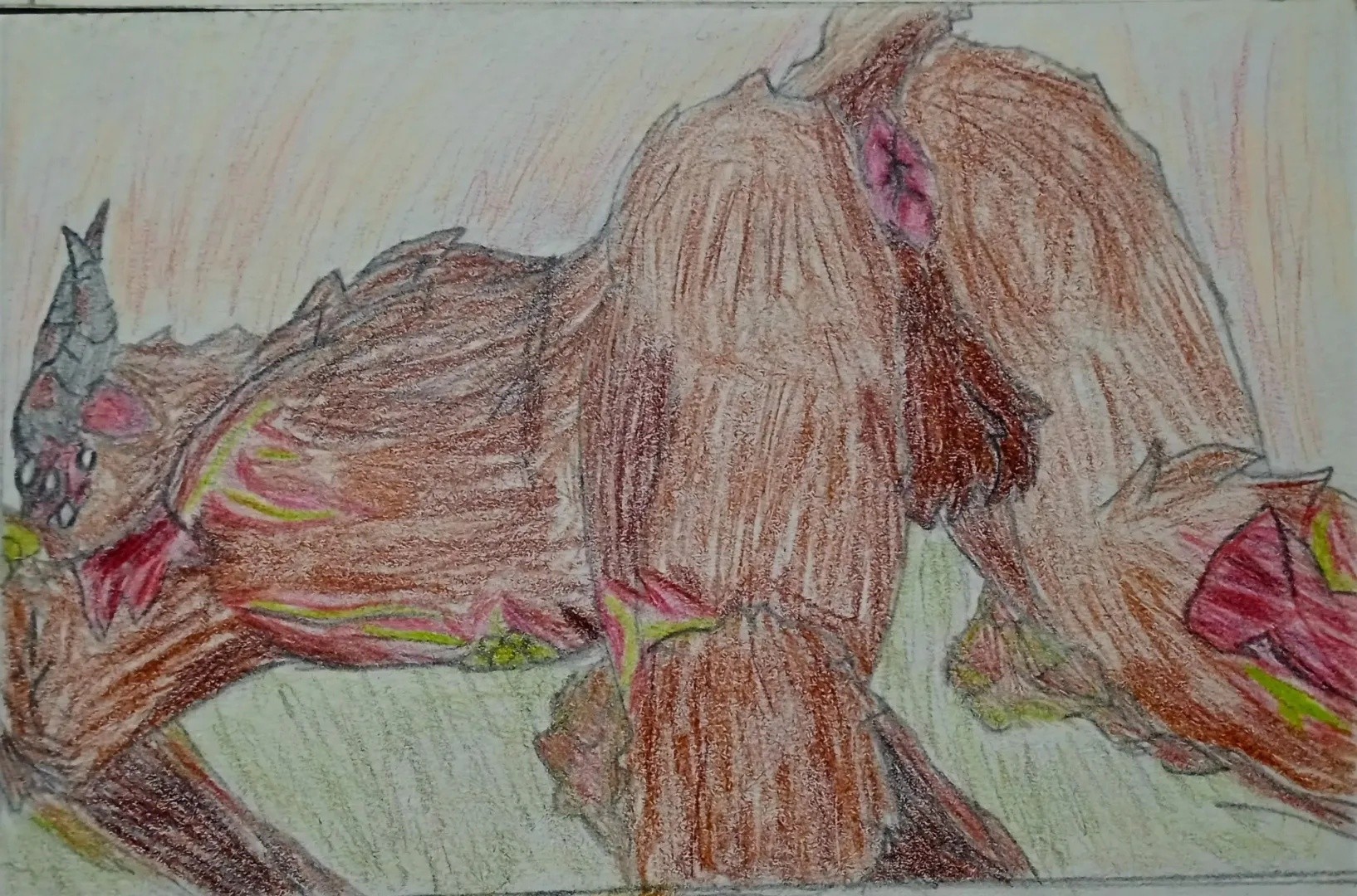 A couple moons ago i had learned there's no Beastman smut, so i did my solemn artistic duty and drew some goat butt, art by me posted by Fist-Cartographer