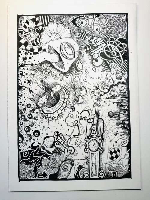 a drawing i did with 2 friends of mine, what do you think ? by SomeAustrianDavid