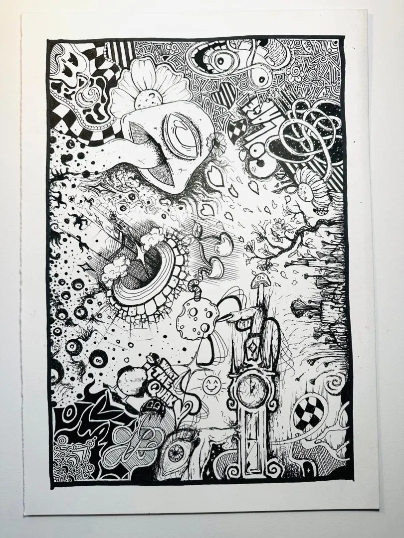 a drawing i did with 2 friends of mine, what do you think ? posted by SomeAustrianDavid