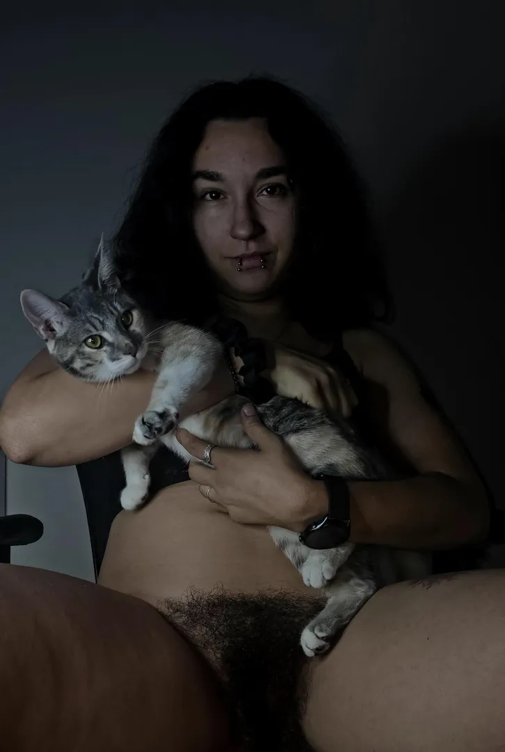 A full bush and a fat cat posted by Hairy_nShameless