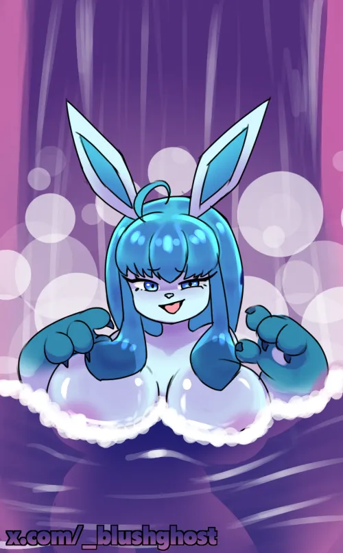 A good bath! (Art By Me: BlushGhost) by Humble-Rule-9396
