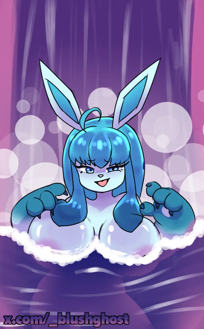 A good bath! (Art By Me: BlushGhost) posted by Humble-Rule-9396