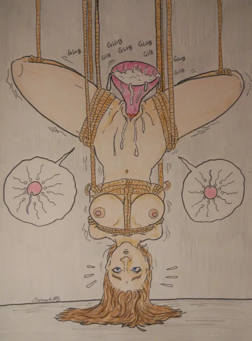 A hundred anonymous donors have made Karalee Brickle a human sperm bank [oc] (CreampieKS) by CreampieKS