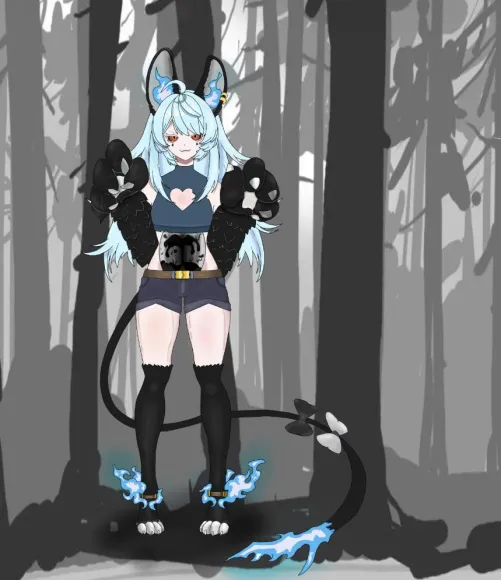 A lady of ink (art by me) by No_Necessary_7776