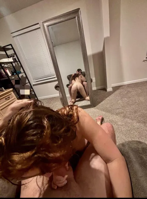 A little hotwife fun while my husband worked. He loves getting pics of my mouth around another man’s cock. by Middle-Bodybuilder47