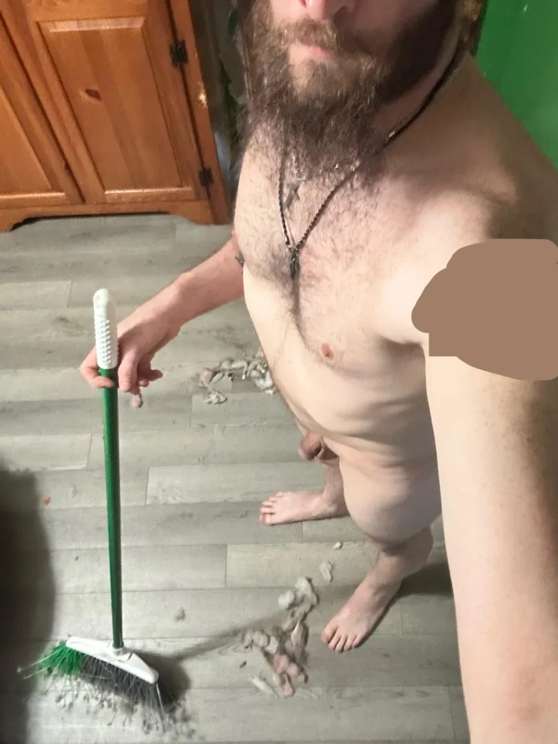 A little nude cleaning posted by Independent-Teach346