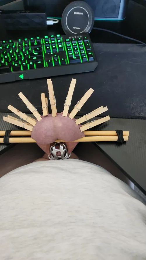 A little WFH torture by smalldickbound