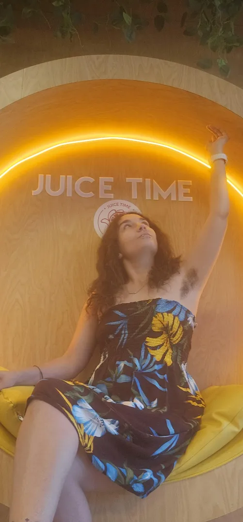 A local arabic family runs this beautiful juice bar. I doubt they'll judge the million selfies I take in here by Hairy_nShameless