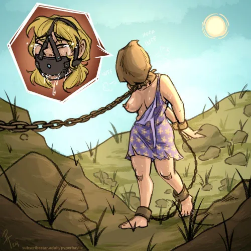 A long walk to my new home! (PyperHaylie) by masochist-pig