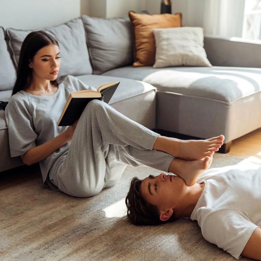 A perfect Footrest posted by FemdomArtist