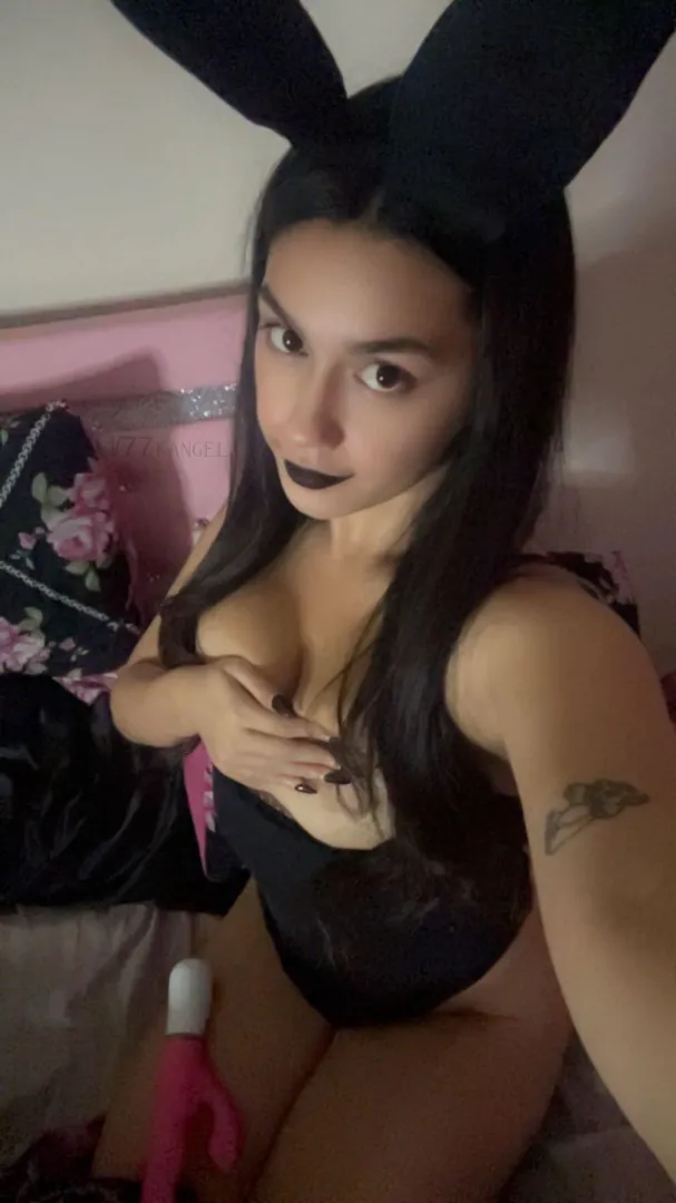 a rabbit toy is only fitting for a bratty little bunny like me posted by 77kangel