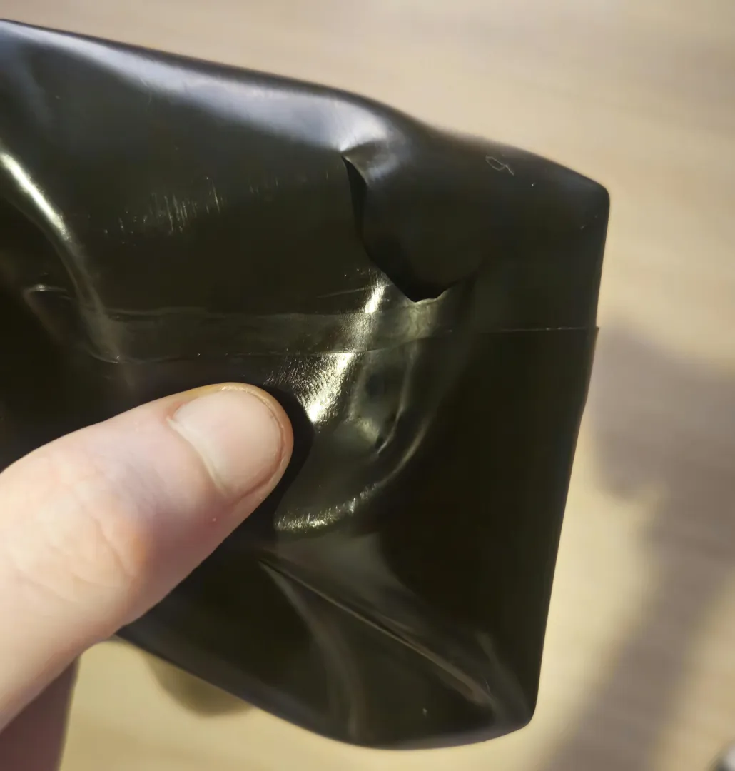 A rip in latex sock. What csn be done and where to buy tools? posted by Manafaj