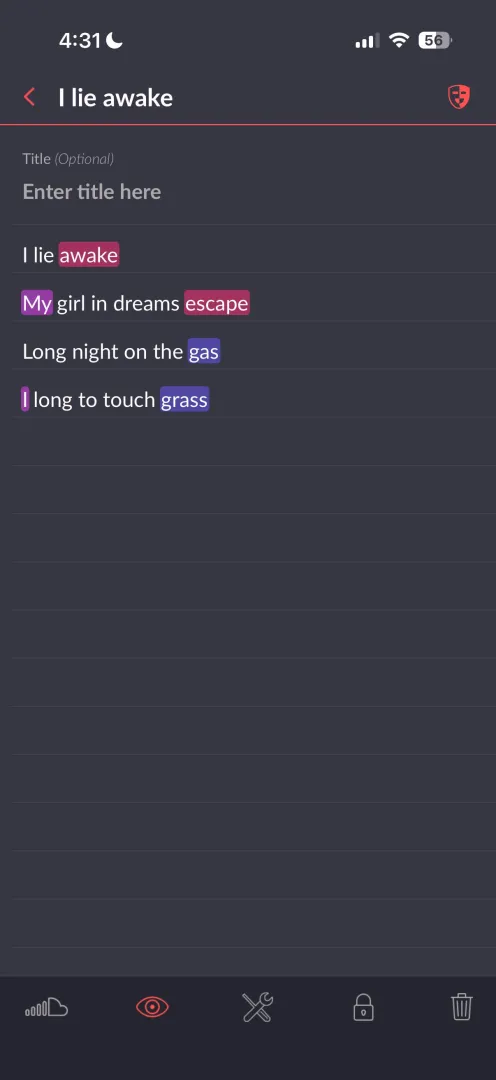 A small poem off the gas posted by LordNermalD4