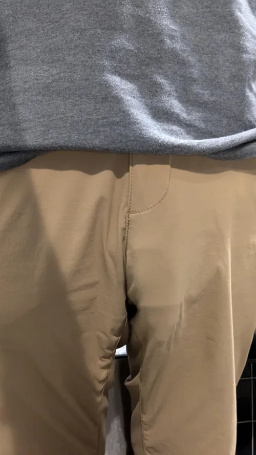 A subtle lunch bulge outline. Too much or just enough...? by SBFH