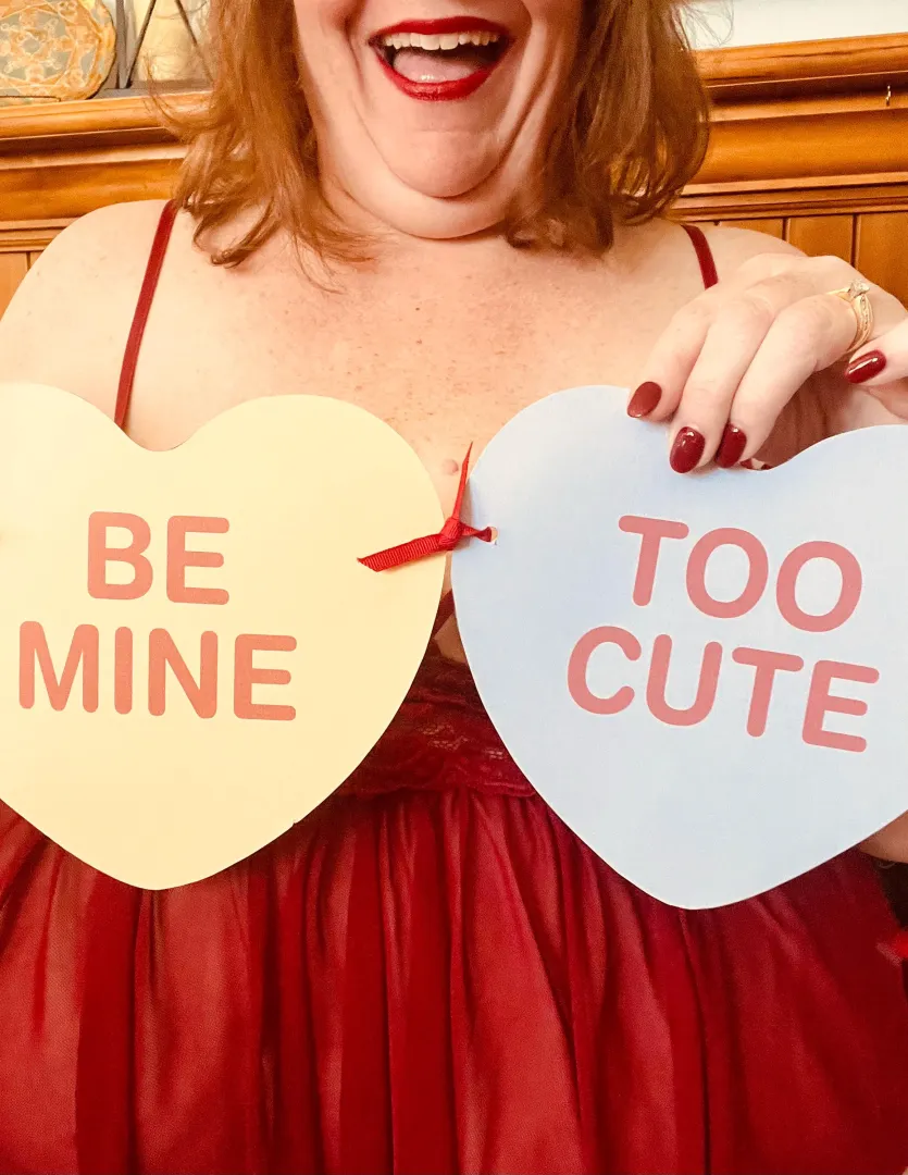 A well placed Valentine! [wpc] posted by coffeelovingmama